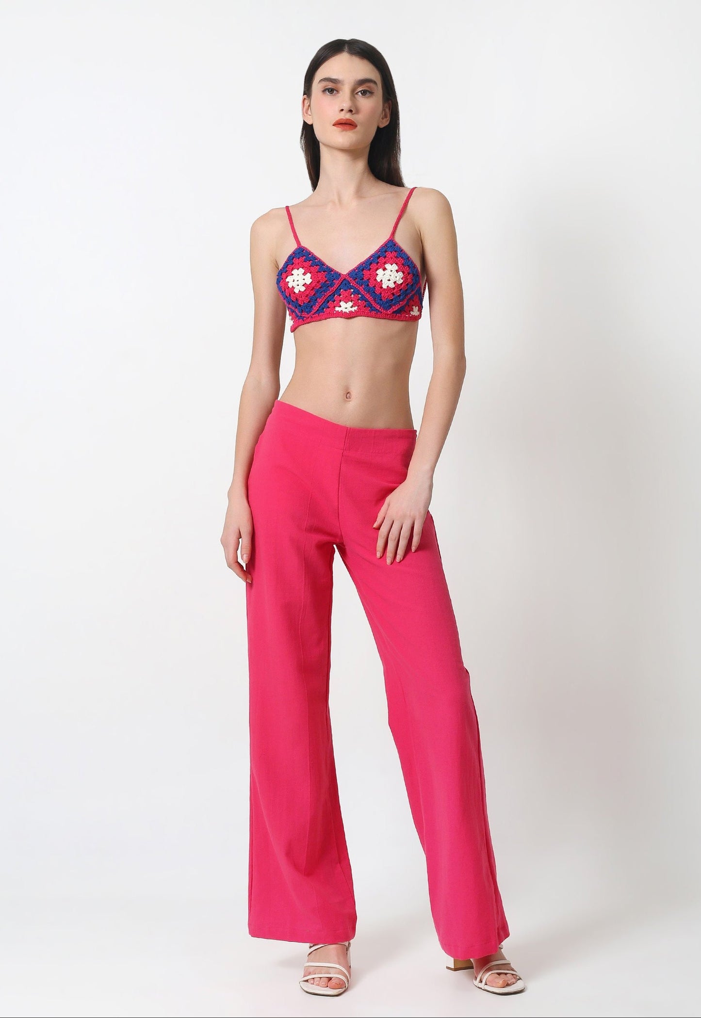 Lyra Top Crochet Fuschia