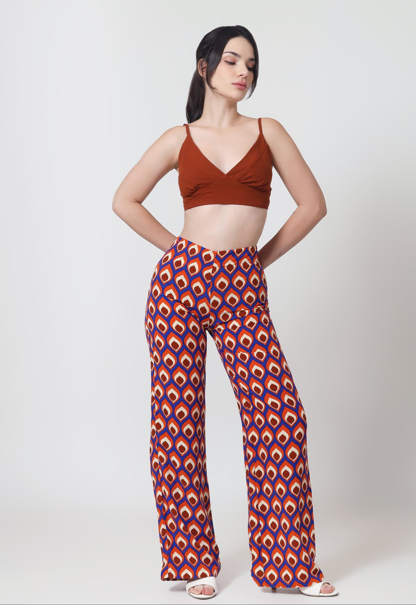 Faye Pant Peacock
