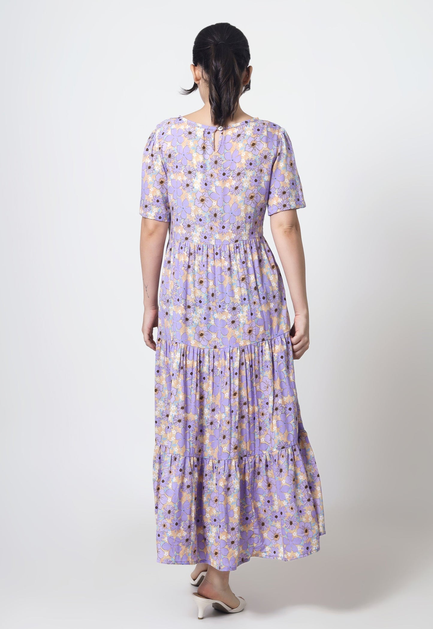 Danica Midi Dress Crysant Violet