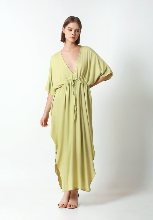 eco-friendly rayon viscose, this kaftan embodies our commitment to sustainability without compromising on style or quality