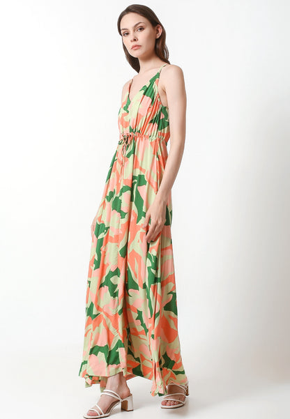 Sustainable Sophistication: Made from eco-friendly rayon viscose, this maxi dress reflects our commitment to ethical fashion and environmental responsibility. Effortless Style: With its flowing silhouette and timeless design, the Maxi Dress effortlessly transitions from daytime chic to evening elegance, making it the perfect choice for any occasion