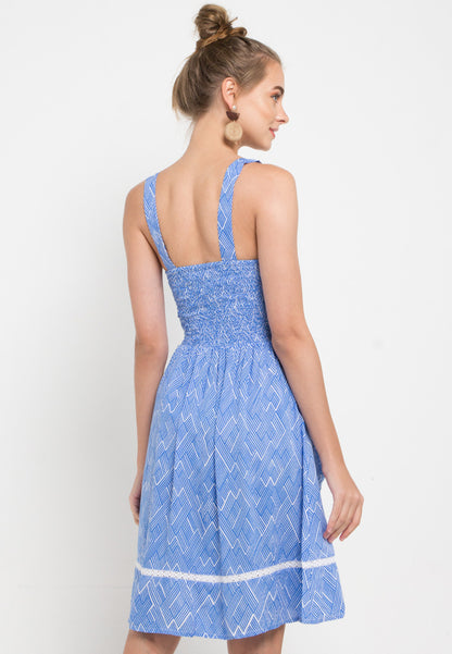 Poppy Dress - Bamboo Dark Blue