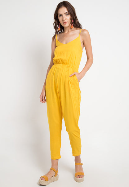 Milla Jumpsuit - Mustard