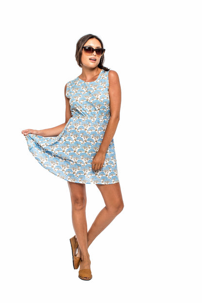 Michigan Dress Light Blue, JustJoDesign Fashion