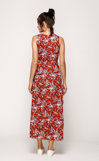 Michigan Maxi Dress - Mocca Classic Rose