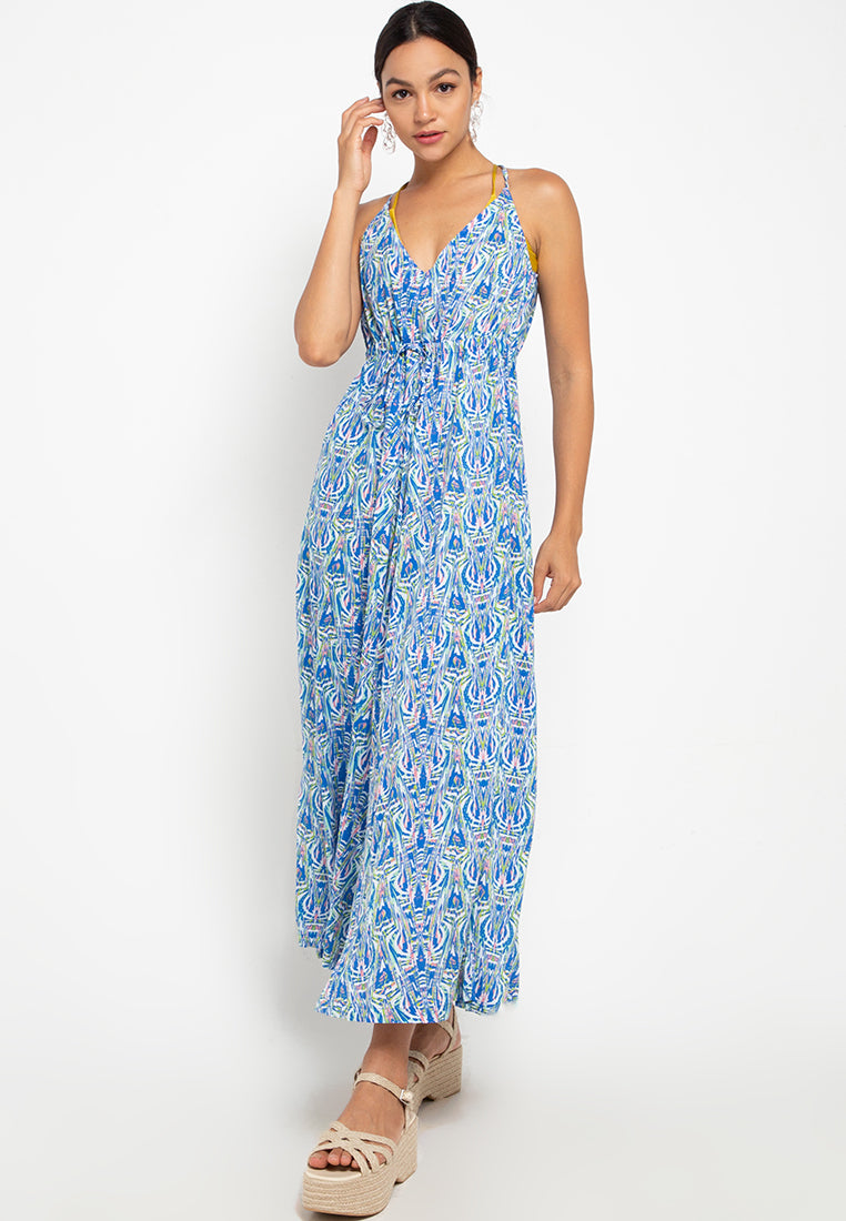 Natalie Maxi Dress Blue Harmony