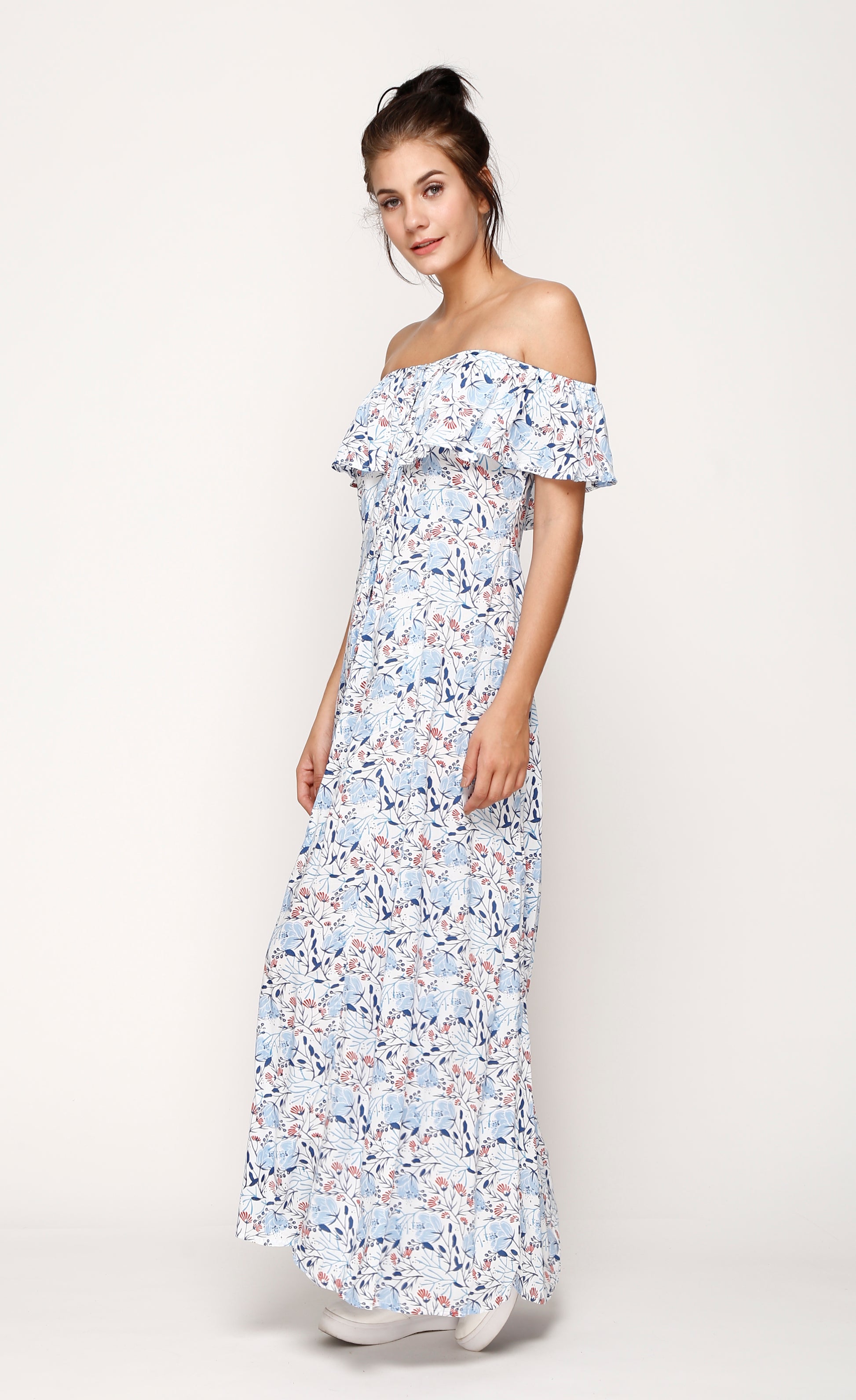 Maxi Dress, Summer collection, Of shoulder maxi dress